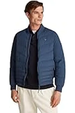 Tommy Hilfiger Herr MIX QUILT BOMBER MW0MW37640 andra jackor, blå, 3XL, , 3XL stor
