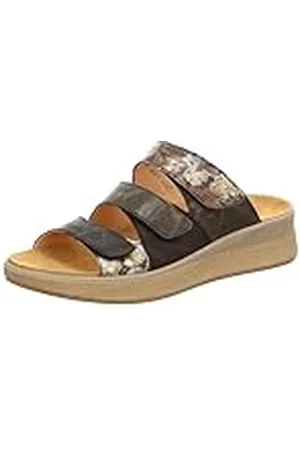 Think! Dam Meggie Toffel, espresso/kombi 3010, 36 EU smal, , 36 EU Schmal