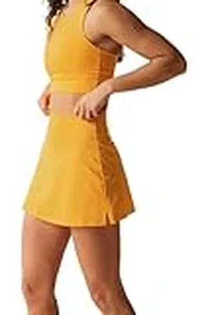 GIRLFRIEND COLLECTIVE Women’s Sports Skirt High-Rise, Running Skirt, High-Waist Skirt for Tennis and Fitness, Gym and Workout Skirt, Summer skirt with pockets