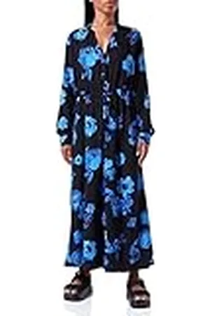 SELECTED SLFKATRINA LS AOP Ankle Dress NOOS, , 34