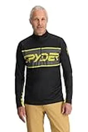Spyder Paramount 1/2 dragkedja, herr, gult, M, , M