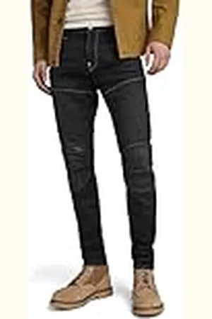 G-Star RAW Herr 5620 3D dragkedja knä skinny jeans, , 34W x 30L