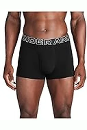Under Armour Herr 3-pack prestanda bomull boxershorts 7,6 cm innersöm, komfort hela dagen och ultramjuk, , XXL