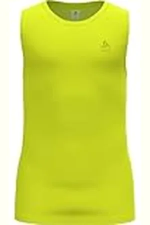 Odlo Herr aktiv F-Dry Light ECO baselayer linne med rund hals, kvällskänsla primros, S