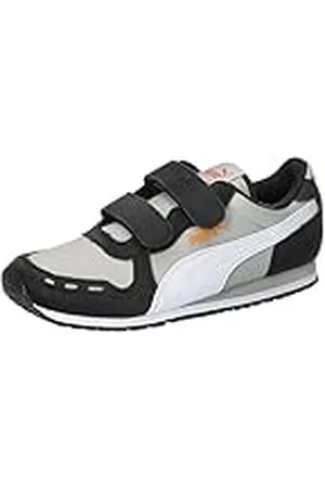 PUMA Cabana Racer SL 20 V PS, Tofflor, 33 EU, Grå Ash Vit Black , 33 EU