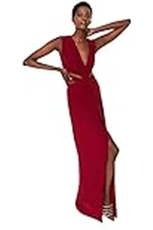 Trendyol Maxi Shift Normal Evening & Prom Dress-klänning för kvinnor, , 32