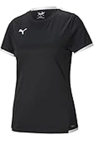 PUMA Teamliga tröja för kvinnor, svart, vit, Medium