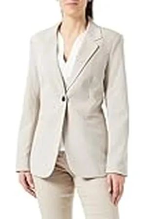 Kaffe Blazer Single Breasted Notch Lapel Regular Fit Jetted Pockets, , 34