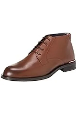 Tommy Hilfiger Herr CORE RWB Hilfiger LTH L Boot (FM0FM04804) låg, brun (vinter cognac), 8 UK, , 42 EU