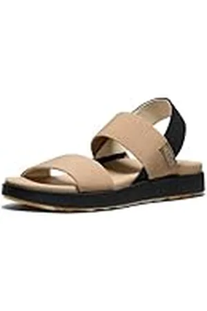 Keen Kvinnors Elle Backstrap kil sandaler, Cornstalk/svart, 7 UK, , 40 EU