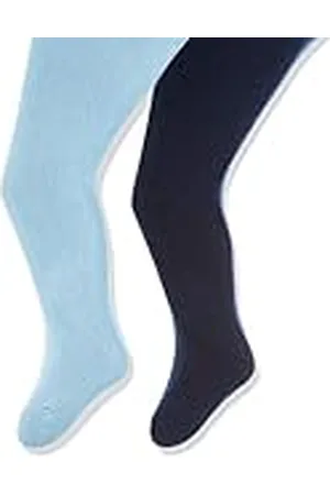 Playshoes Unisex baby vinter termiska unifärgade strumpbyxor (2-pack), , 74/80 cm