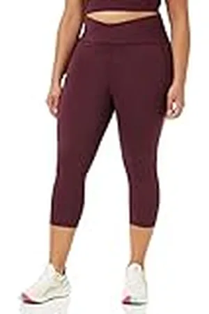 Amazon Dam bygga din egen studio skulptur kors midja caprilängd leggings (tidigare Core 10), , 2X