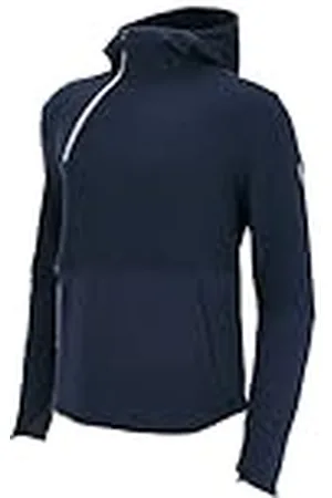 macron Herr Athleisure Fcc Nyon 1/4 dragkedja huvtröja djupblå herr sweatshirt, L, , L