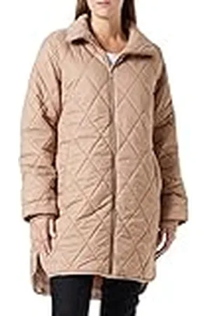 Kaffe Dam quilted jacka långärmad vadderad hög hals, amhora, 40