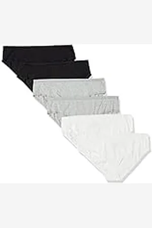 Amazon Kvinnors bomull hipster underkläder (finns i plusstorlek), paket med 6, , 1X