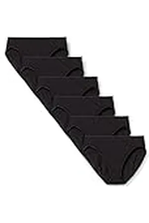 Amazon Damunderkläder i bomull med högt ben (finns i plusstorlek), paket med 6, , 1X