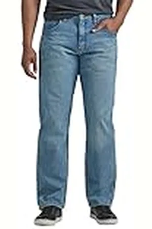 Wrangler Herrjeans i klassisk 5-ficksstil, med avslappnad passform med viss stretch, 38W / 28L