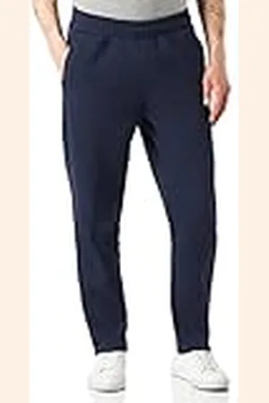 Armani Exchange Herrens sida vadbandau med logotyp träningsbyxor, , XS