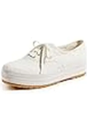 Keds Kvinnors plattform fläns snörning sneaker, , 38 EU