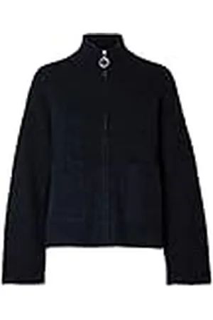SELECTED Dam Slfsia Ras Ls stickad dragkedja cardigan Noos kofta, , XL