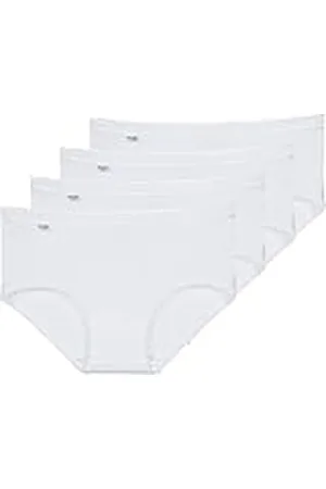 Sloggi Dam 10068837 Trosor, Vit, 44, Paket med 4