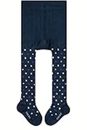 Falke Strumpbyxor liten prick bomull baby grå blå många fler färger babytights tunn med mönster färgglada med punkter 1 styck, , 80/92 cm