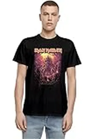 Merchcode Herr T-Shirt Iron Maiden – Mummy Basic T-Shirt, normal passform, bomull 100 percent, S, , S