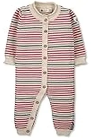 Sterntaler Baby flicka stickad sparkdräkt i ett stycke GOTS mus Mabel småbarn pyjamas, , 56 cm