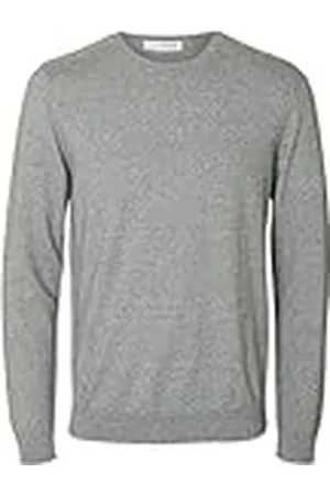 SELECTED Stickad tröja för män, långärmad, , XL