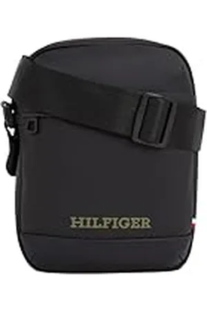 Tommy Hilfiger Herr TH Monotype Pu Mini Reporter, , En Storlek, , One Size