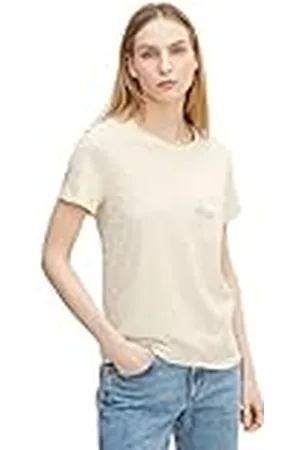 TOM TAILOR Mine to five Damer T-shirt med bröstficka 1030565, , XXL