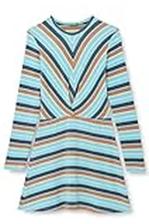 Benetton Flicka Vestito 3FVTCV008 klänning, flerfärgad 940, M