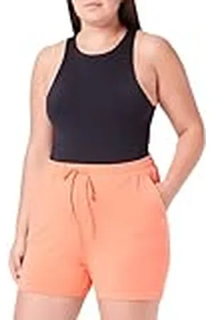 Kaffe Kvinnors shorts High-waisted elastisk dragsko midja vanlig passform jersey, , L