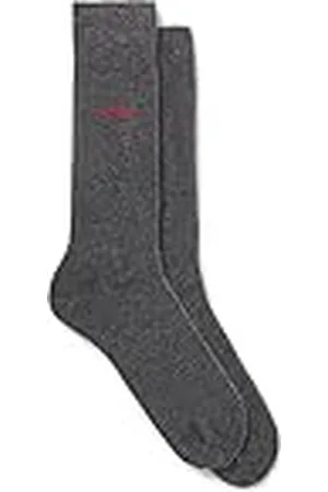 HUGO BOSS Mäns 2P RS Uni CC Regular_Socks, Medium Grey31, 35–38