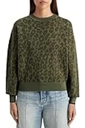 Scotch&Soda Jacquard avslappnad tröja för kvinnor, , S