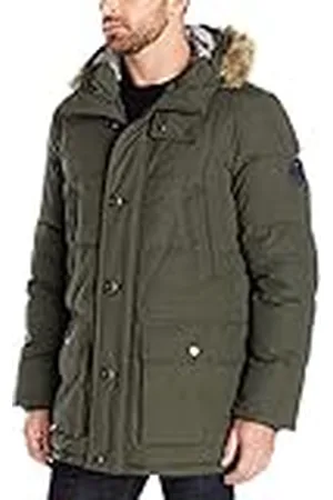 Tommy Hilfiger Dunalternativ ytterkläder kappa för män, , XL