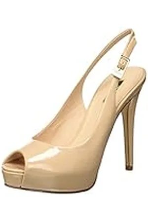 Guess Dam patent PU-skor med kilavsats, animalier, - 37 EU