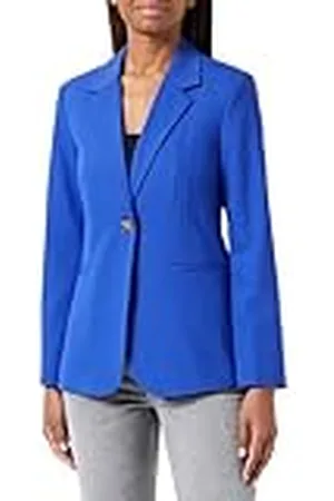 Kaffe Blazer Single Breasted Notch Lapel Regular Fit Jetted Pockets, , 36