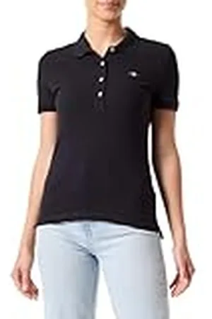 GANT Slim Sheild Cap Sleeve Pique Polo, , XS