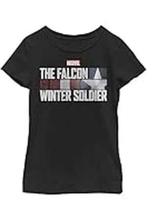 Marvel Falcon och The Winter Soldier Shield Logo Flickor T-shirt, , M