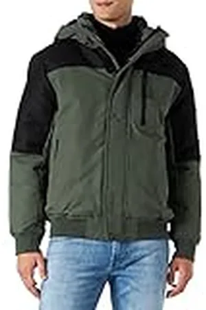 Tommy Hilfiger Mäns TJM färgblock Tech bomber vadderade jackor, , L