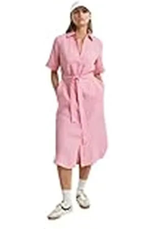 GANT REG LINEN SS SHIRT DRESS, , 40