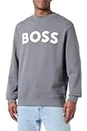HUGO BOSS Webasiccrew träningsoverall för män, , XL