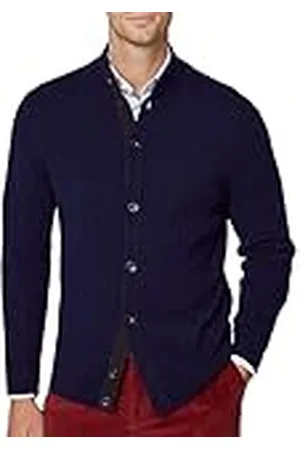 Hackett Herrcardigan med kabelknäppning, , XXL