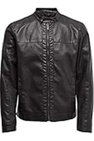 Only & Sons Onsmike PU Racer Jacket OTW herrjacka, , S