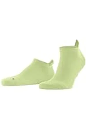 Falke Unisex sneakerstrumpor Cool Kick Sneaker U SN mjuka andningsbara snabbtorkande kort enfärgade 1 par, grön (Lemon 7498) nya – miljövänliga, 35–36, , 35/36 EU