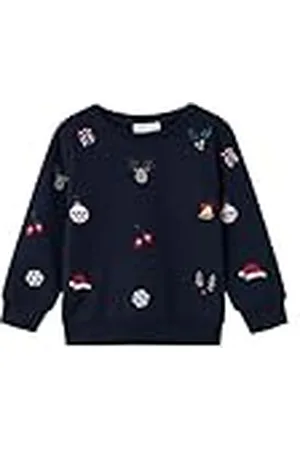 NAME IT Unisex Nmnrkringle Nreg Sweat Bru sweatshirt, , 104