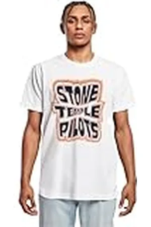 Merchcode T-shirt för män Stone Temple Pilots – vintage warp t-shirt, normal passform, bomull 100 percent, XL, , XL