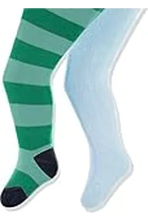 Playshoes Unisex baby varma och elastiska termiska blockstrumpbyxor (2-pack), , 62/68 cm