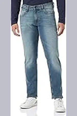 Camel Active Män 48885/8D60 jeans, Mid Greencast, 32 W/30 L
